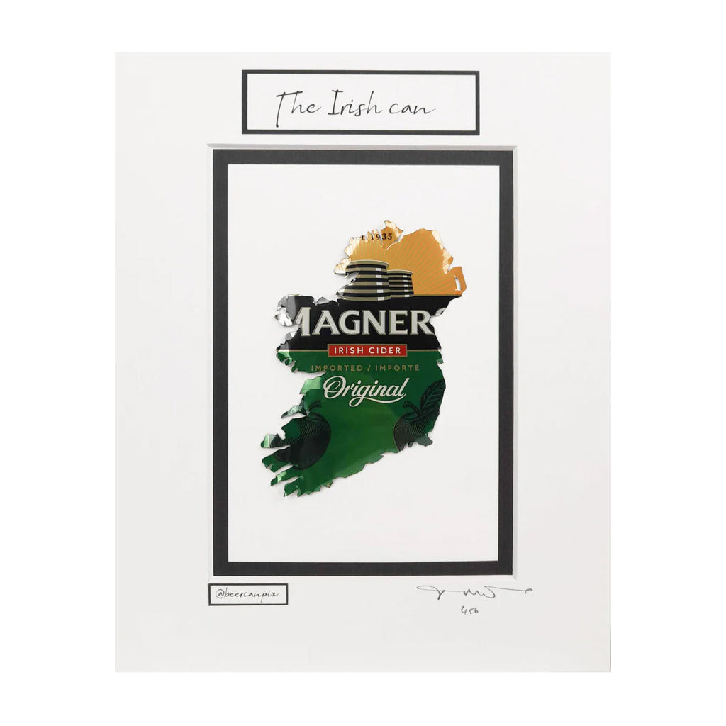 Magners Cider Can Map of Ireland