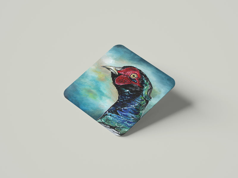 Blue Pheasant Coaster