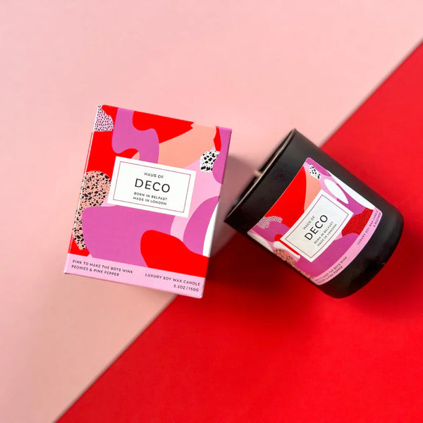 Pink to Make the Boys Wink - Peonies & Pink Pepper Soy Wax Candle