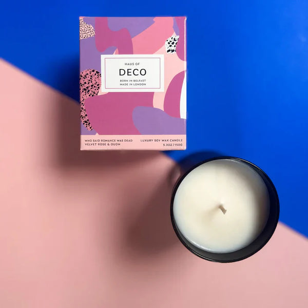 Who Said Romance Was Dead - Rose & Smoky Oudh Soy Wax Candle