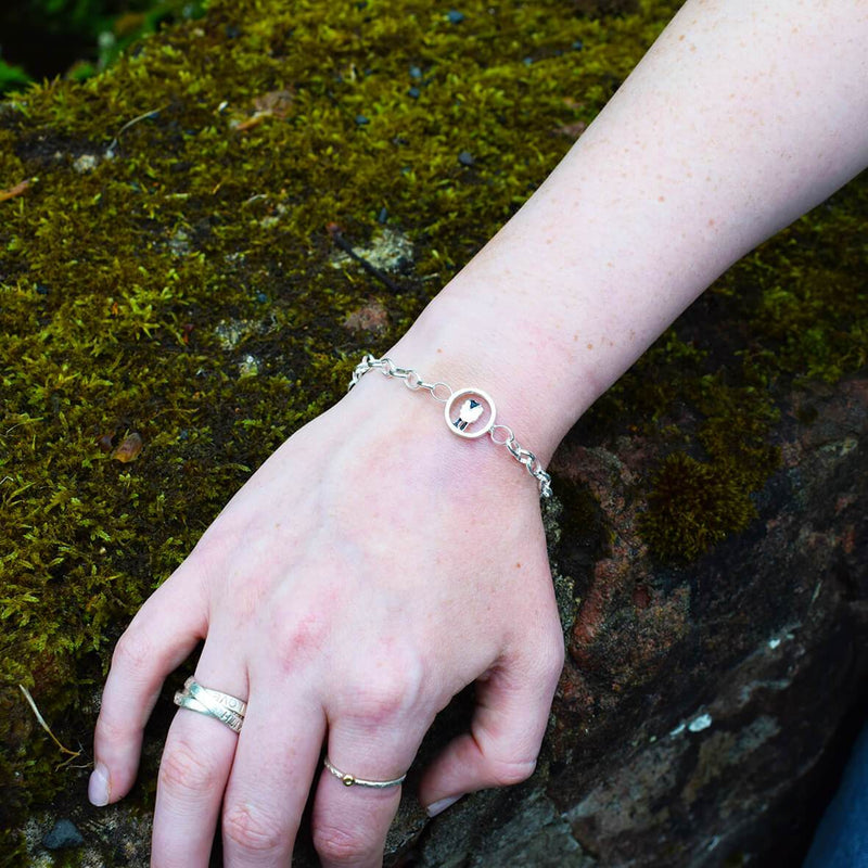 sheep bracelet, silver suffolk sheep, silver sheep present, sheep bracelet silver