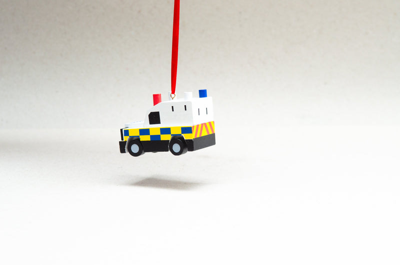 Belfast Police Van Decoration