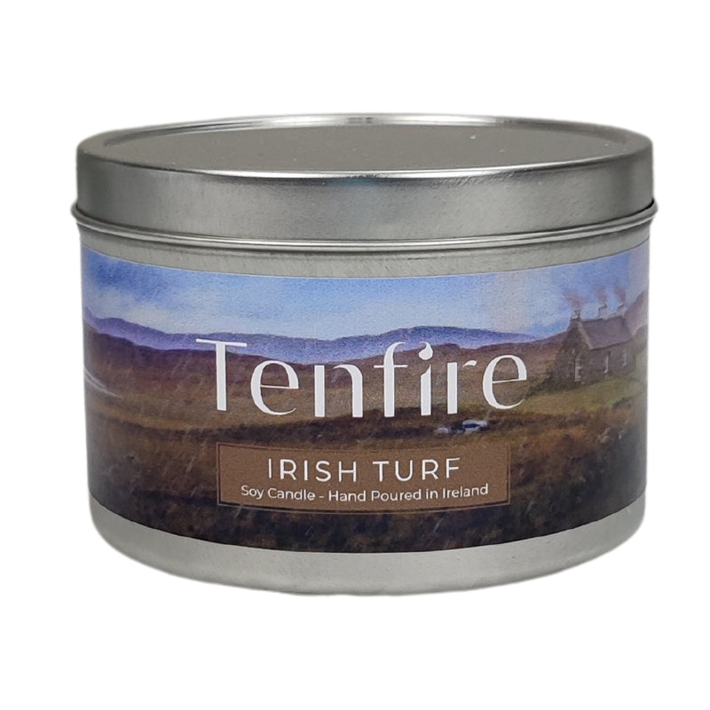 Irish Turf Scent Soy Wax Candle Tin