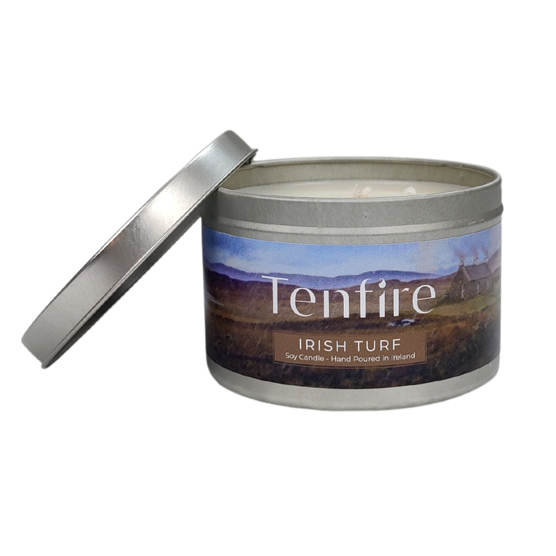 Irish Turf Scent Soy Wax Candle Tin