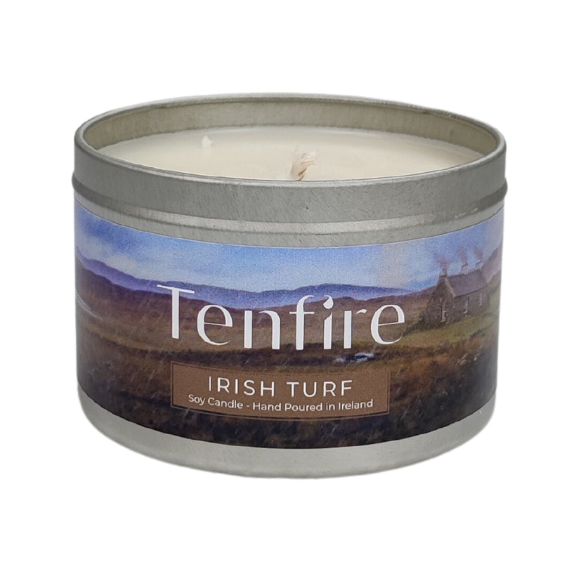 Irish Turf Scent Soy Wax Candle Tin