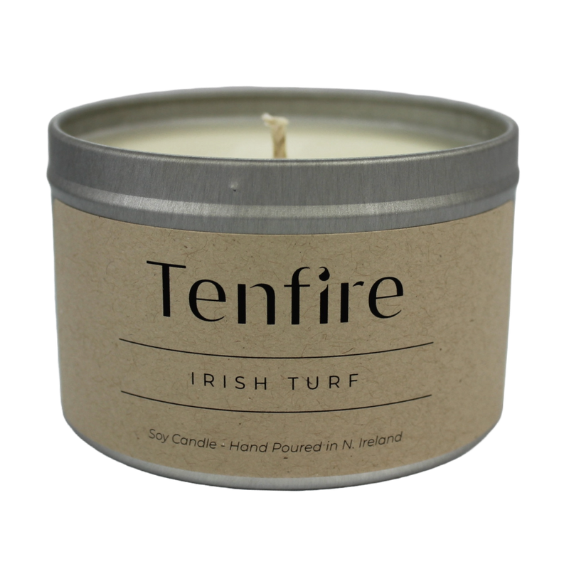 Irish Turf Scent Soy Wax Candle Tin