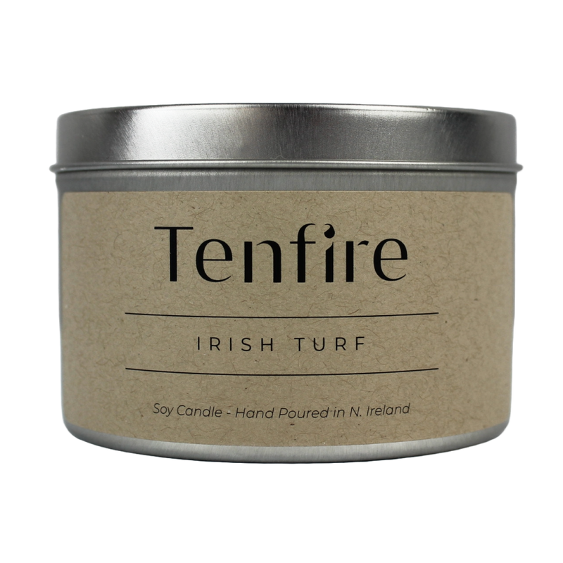 Irish Turf Scent Soy Wax Candle Tin