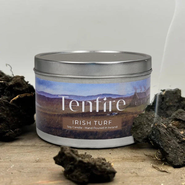 Irish Turf Scent Soy Wax Candle Tin