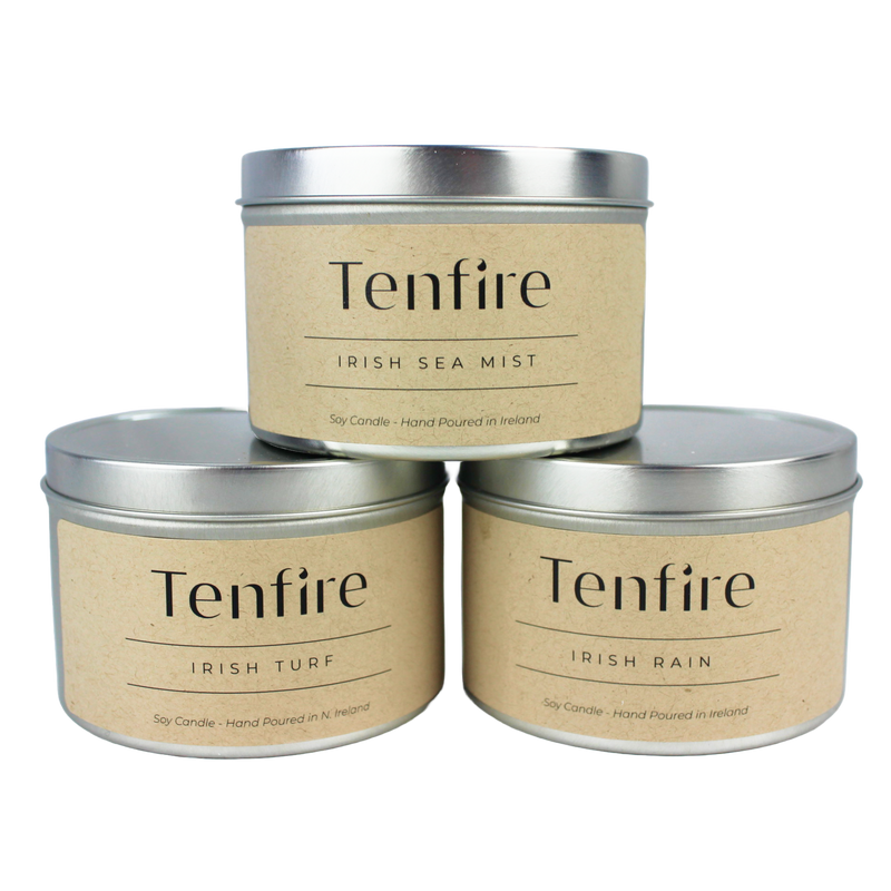 Irish Candles Gift Set of 3 - Irish Turf, Irish Sea Mist, Irish Rain