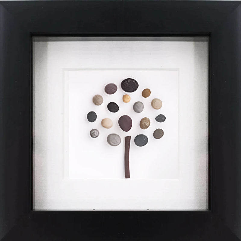 Tree of Life Irish Pebble Art Frame