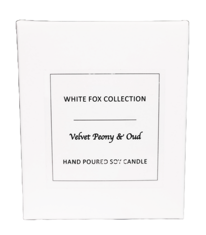 Velvet Peony & Oud Hand Poured Soy Candle