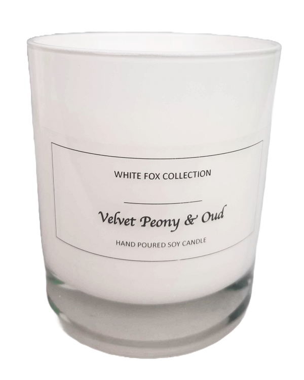 Velvet Peony & Oud Hand Poured Soy Candle