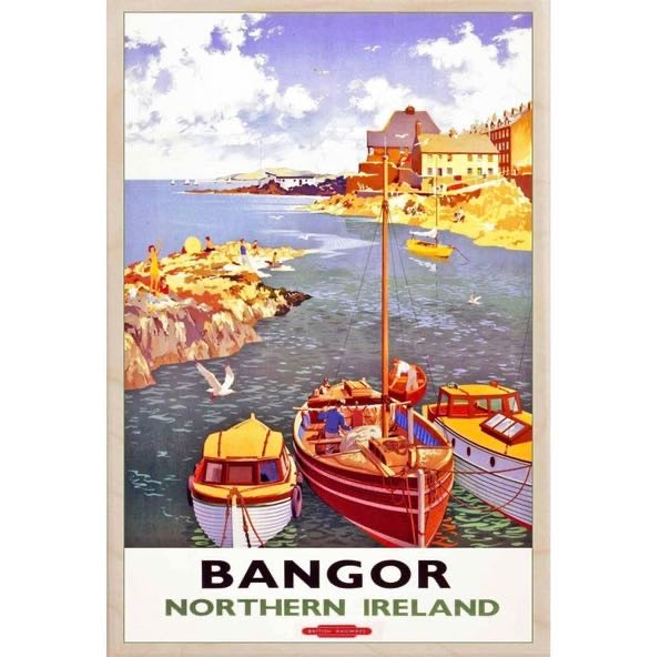 Bangor Northern Ireland Wooden Postcard- The Wooden Postcard Company
