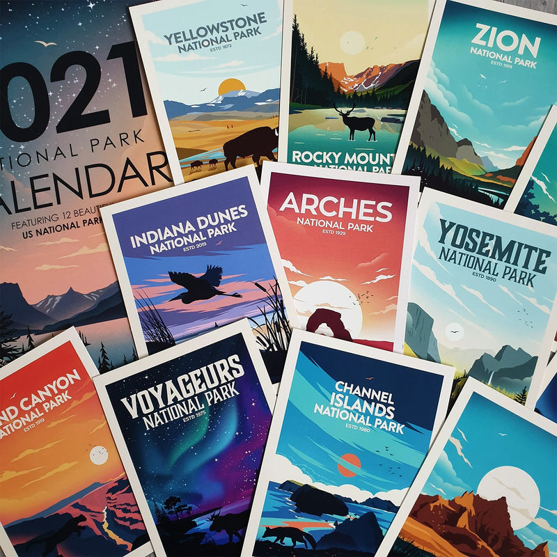 National Park Postcards