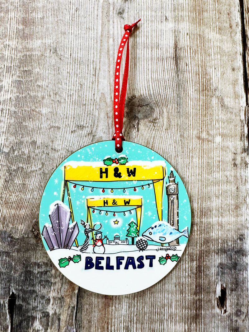 Belfast City Christmas Hanging Decoration