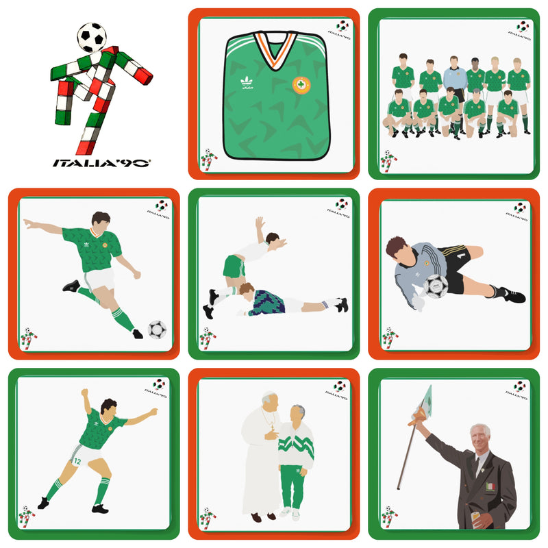 Republic of Ireland Italia 90 Coaster Collection