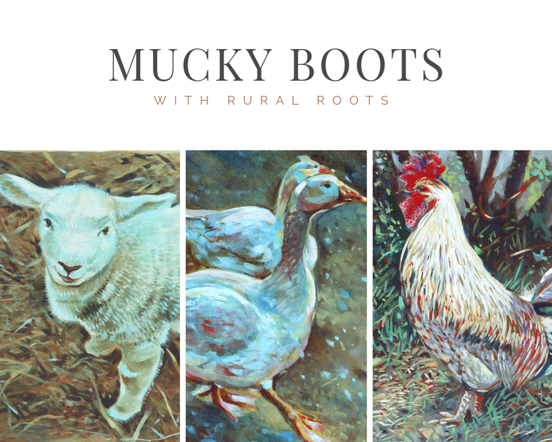 Mucky Boots "Goosey Gander" art print