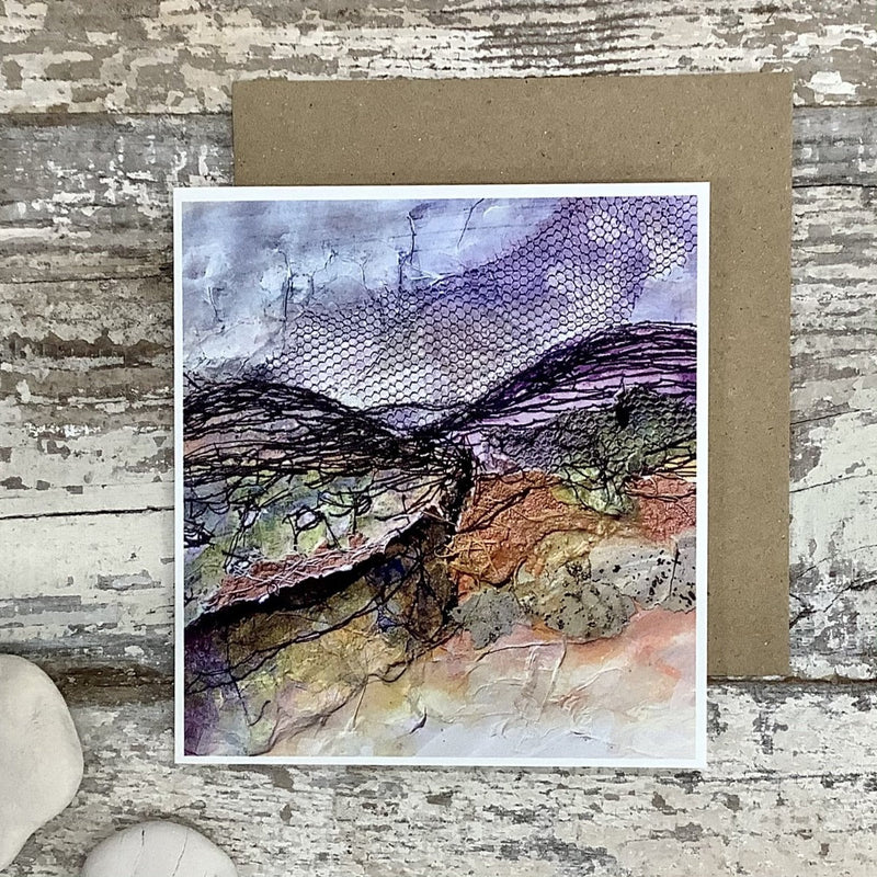 IRISH LANDSCAPE COLLECTION (6 PACK) Mixed-Media Stitched Greeting Cards