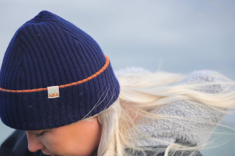 Torr Merino Reversible Beanie - Lough + Dusk