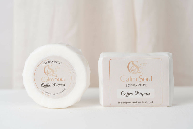 Calm Soul luxury coffee liquor soy wax melt