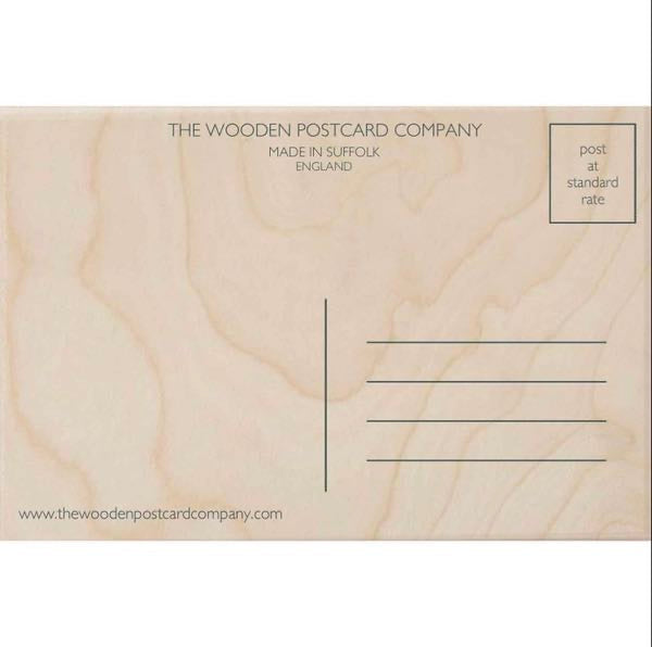 Highland Cow Wooden Postcard - The Wooden Postcard Company