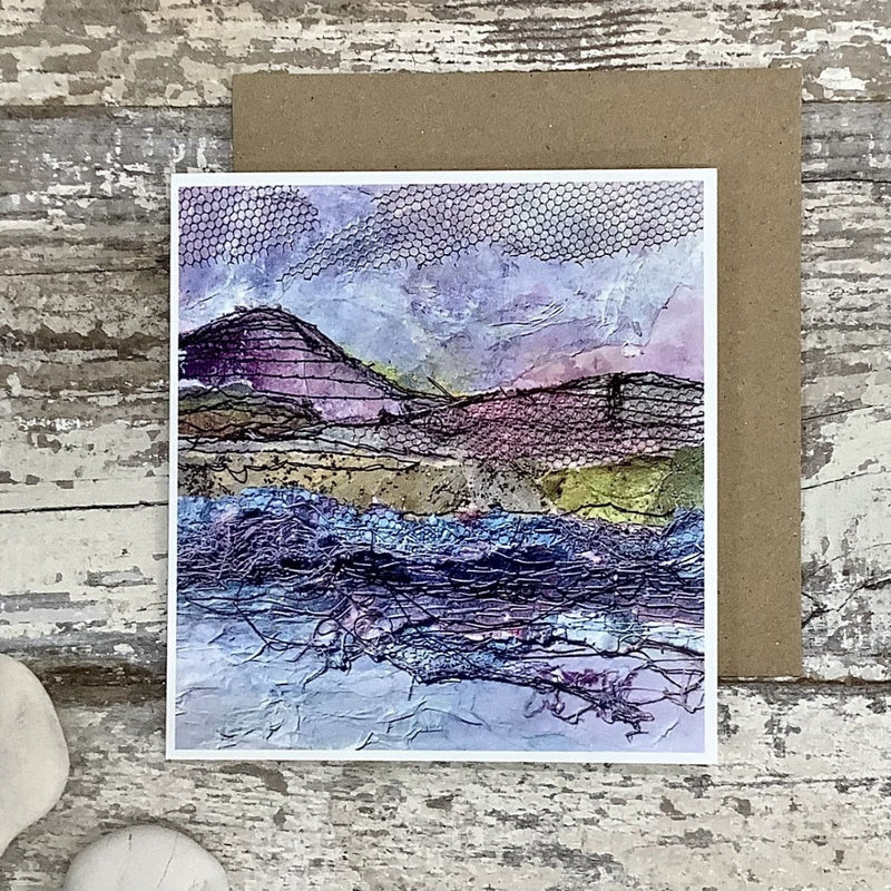 IRISH LANDSCAPE COLLECTION (6 PACK) Mixed-Media Stitched Greeting Cards