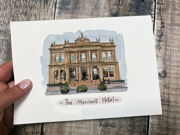 The Merchant Hotel Belfast Illustration