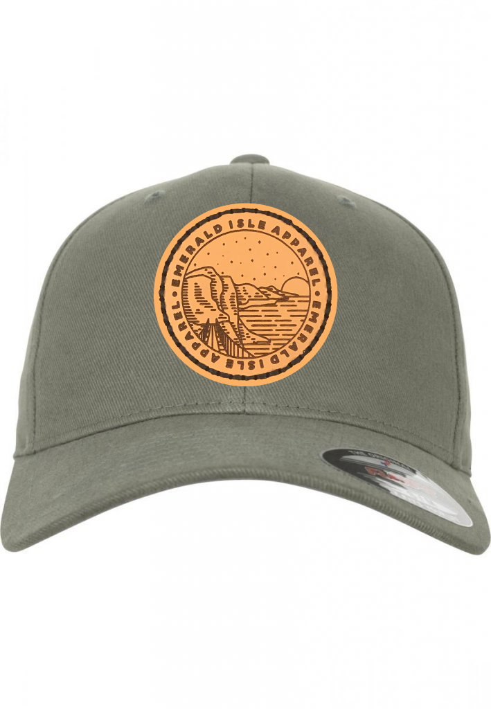 Olive Brushed Twill Emerald Isle Apparel Cap