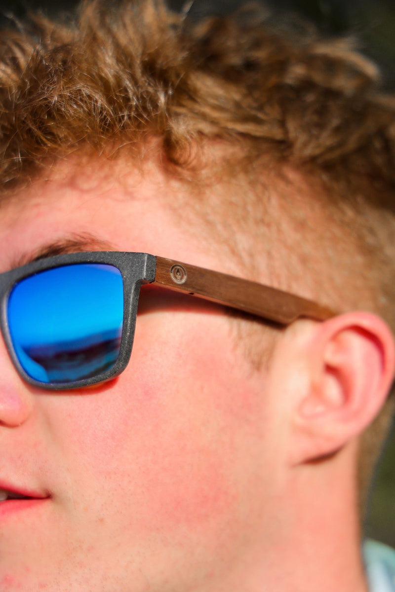 Gortmore Wheatstraw + Walnut Sunglasses