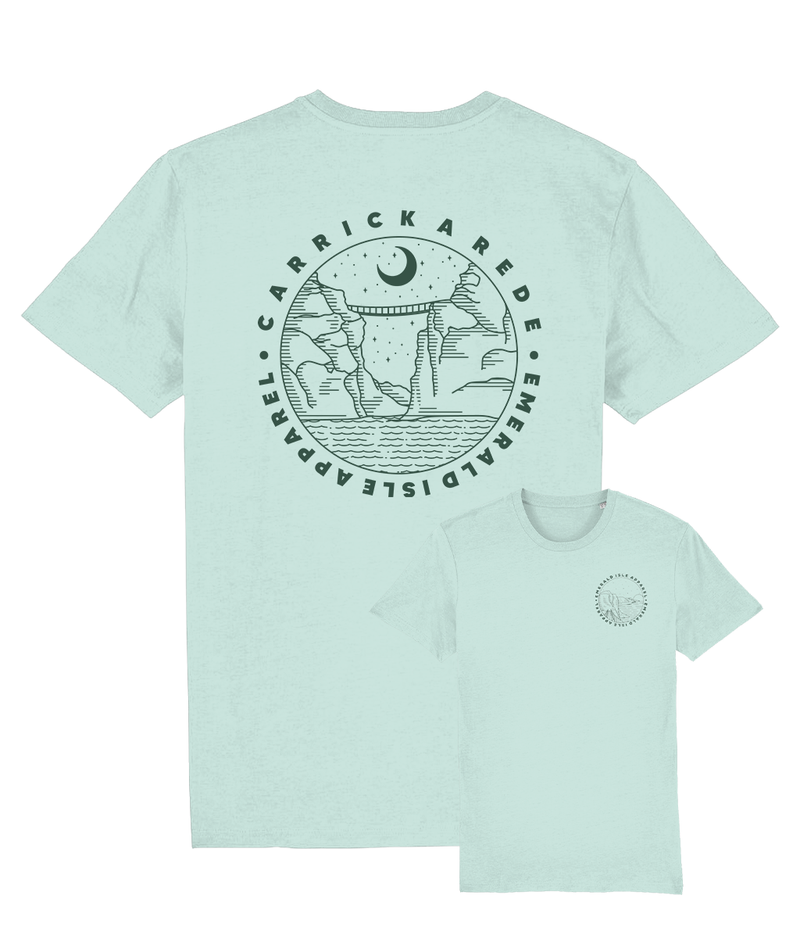 Caribbean Blue Carrick-A-Rede Unisex T-Shirt