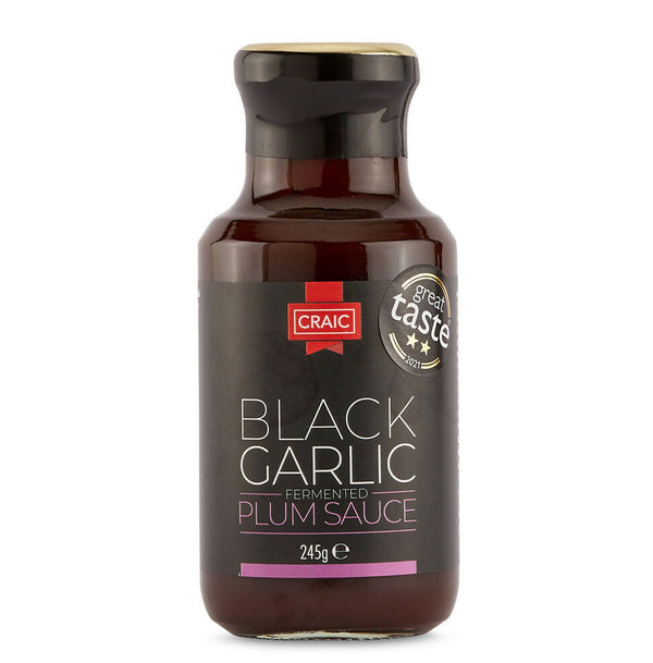 CRAIC Black Garlic & Fermented Plum Sauce 245g