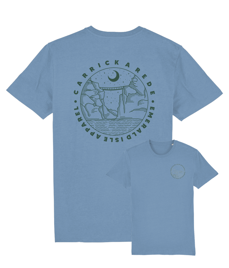 Heather Blue Carrick-A-Rede Unisex T-Shirt