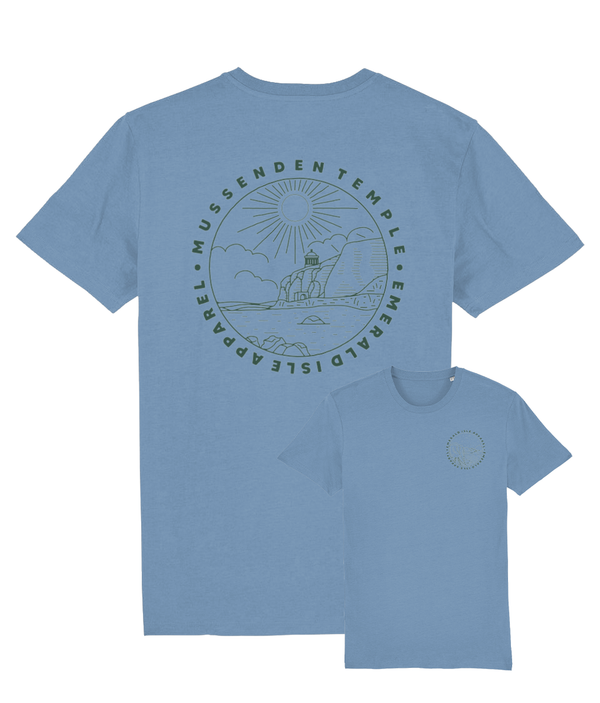 Heather Blue Mussenden Temple Unisex T-Shirt