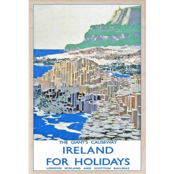 Giant's Causeway Northern Ireland Wooden Postcard - The Wooden Postcard Company