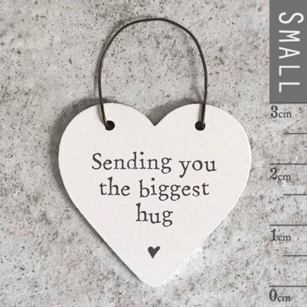 Sending You The Biggest Hug' Little Heart Sign - East Of India