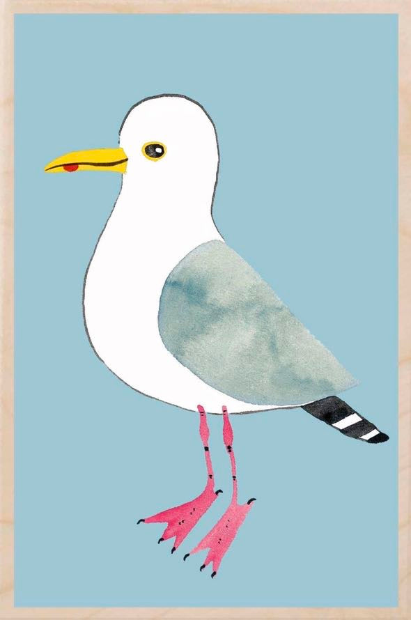 Herring Gull Wooden Postcard - The Wooden Postcard Company