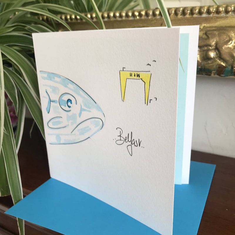 BIG FISH BELFAST CARD