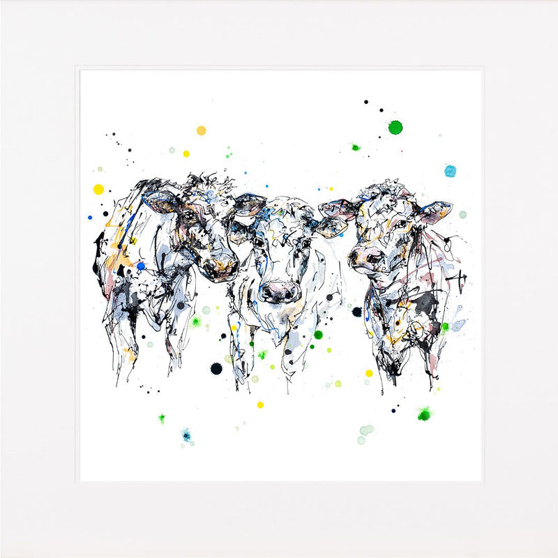 A Good Natter - Limited Edition Cow Print