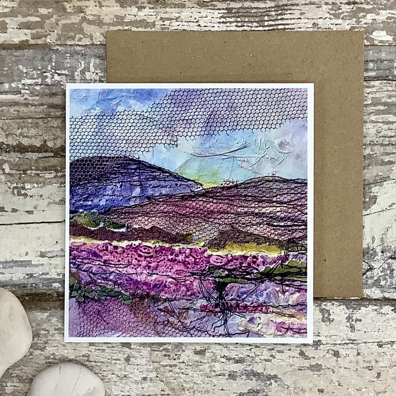 IRISH LANDSCAPE COLLECTION (6 PACK) Mixed-Media Stitched Greeting Cards