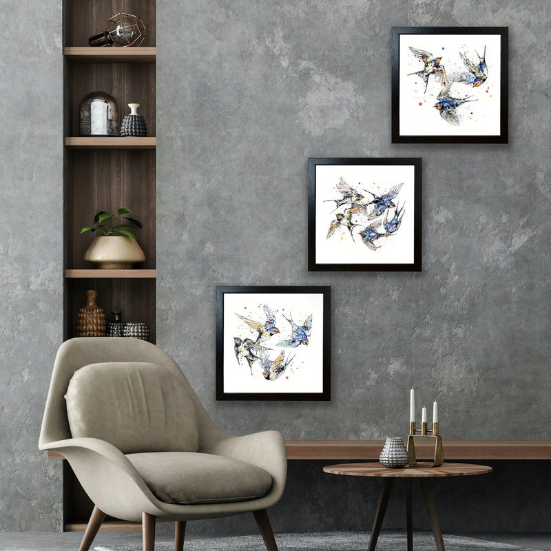 Closeness - Swallows Print with Size and Presentation Options