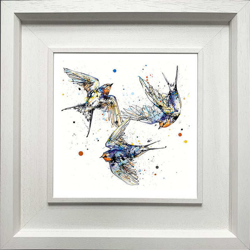 Affinity - Swallows Print with Size and Presentation Options