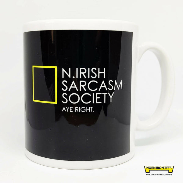 N.IRISH SARCASM SOCIETY MUG
