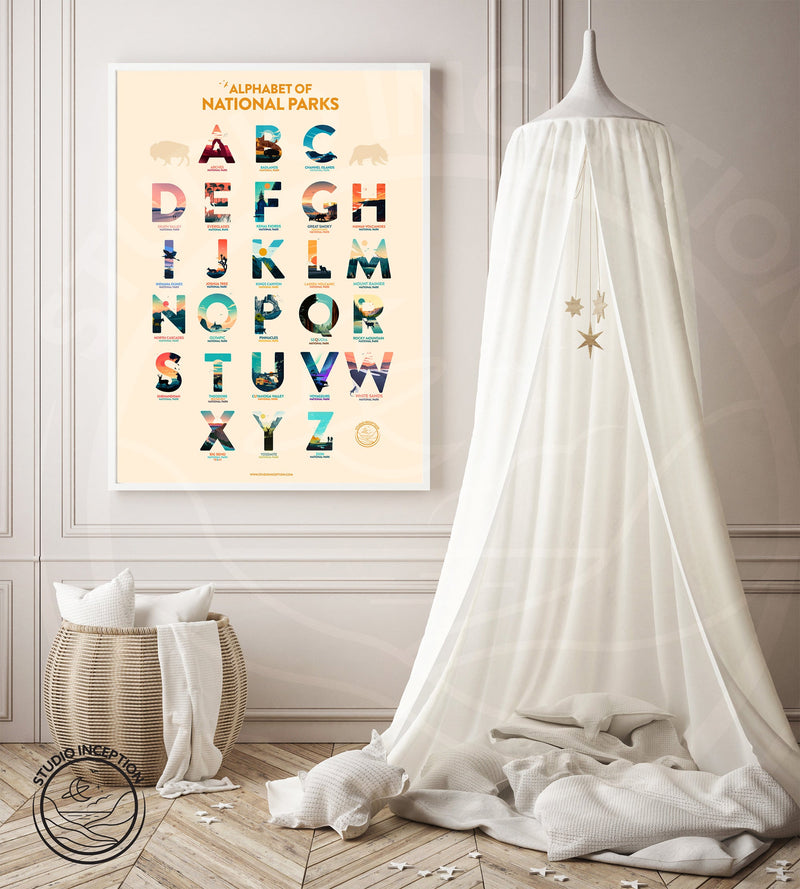 National Park Alphabet Print