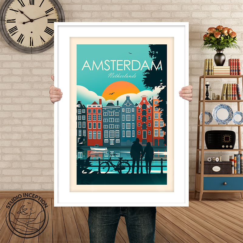 Amsterdam Traditional Style Print