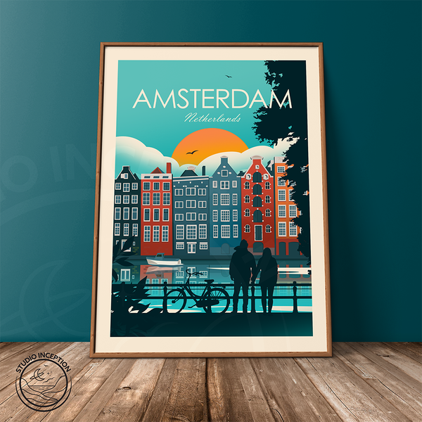 Amsterdam Traditional Style Print