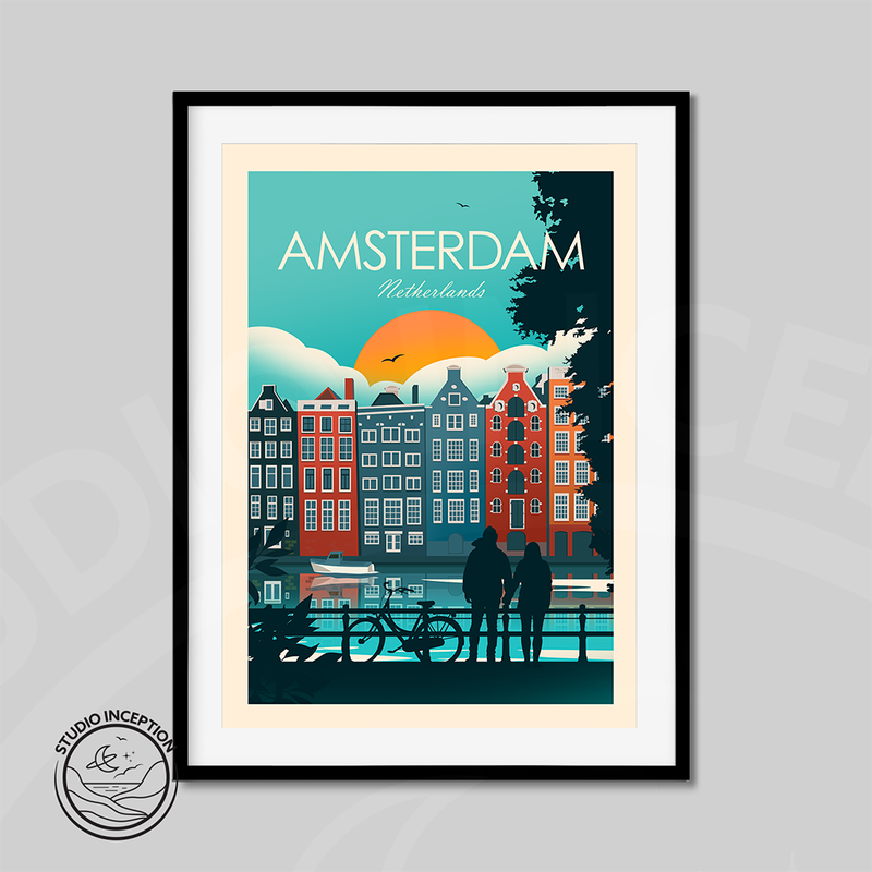 Amsterdam Traditional Style Print