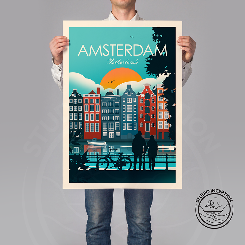 Amsterdam Traditional Style Print