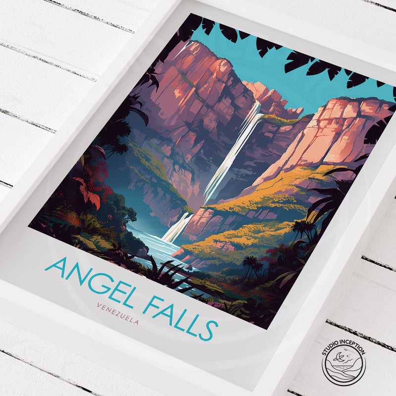 Angel Falls Minimalist Print