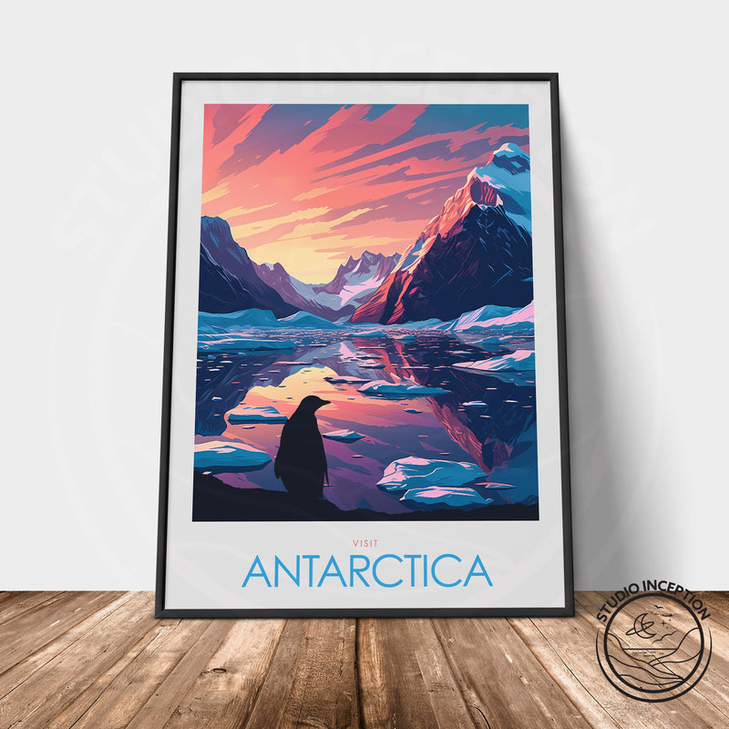 Antarctica Minimalist Print