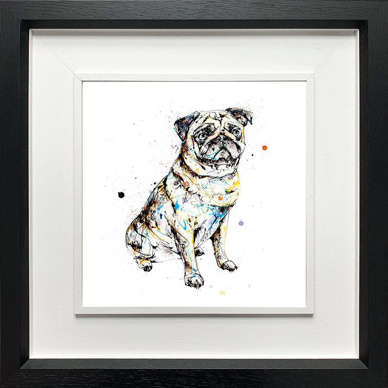 Anticipation - Pug Print with Size and Presentation Options